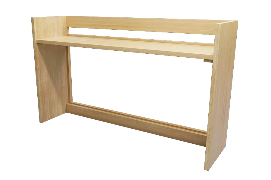 Graduate Series Desk Carrel in Natural