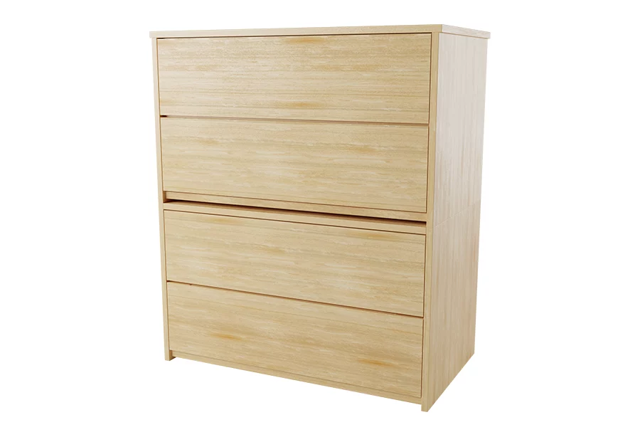Graduate Series 4-drawer chest in Natural