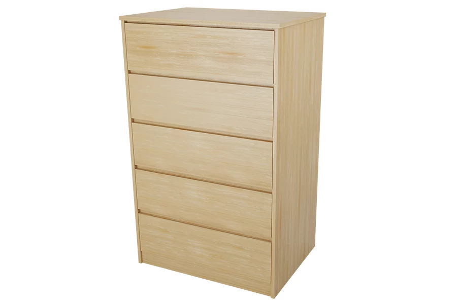 Graduate Series 5-Drawer Chest in Natural