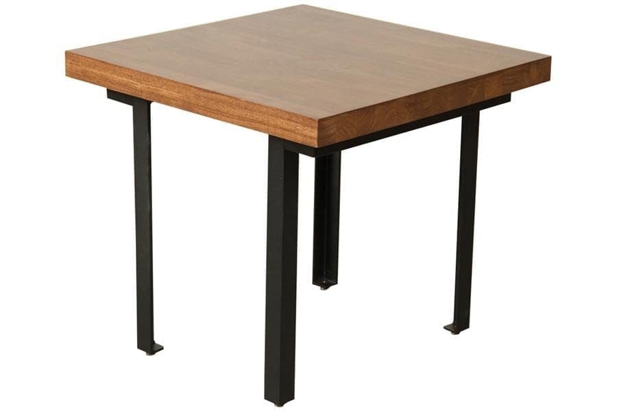 Butcher Block End Table