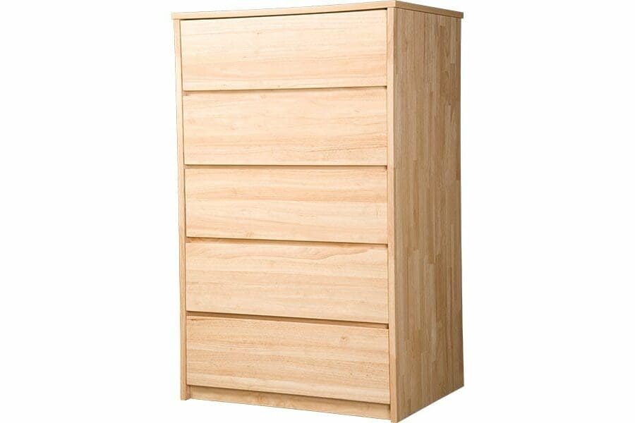 Graduate Series 5 Drawer Chest in Natural