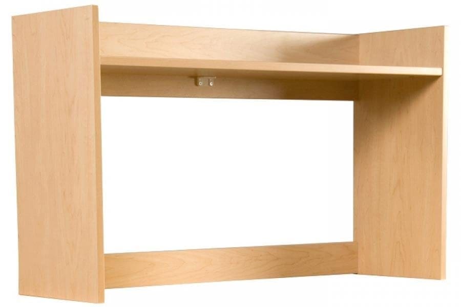 Laminate Desk Carrel in Natural