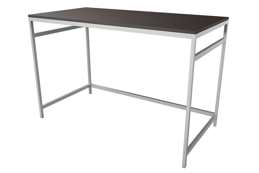 Uptown Desk in Kessler Silver with Cafelle Top