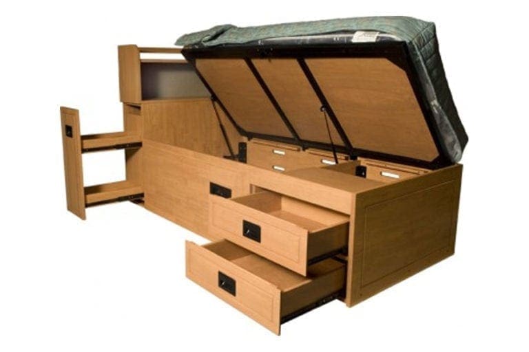 Solid Wood Lift Bed University Loft Company