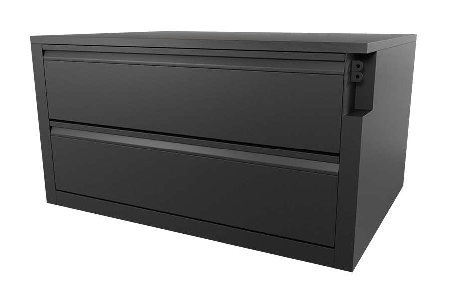 Metal Series 2-Drawer Chest - University Loft Company Metal Series 2-Drawer Chest - University Loft Company