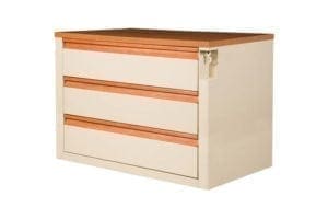 Metal Series 3 Drawer Chest