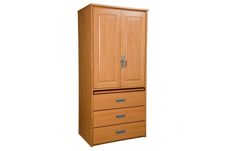 Solid Wood Secretary Unit