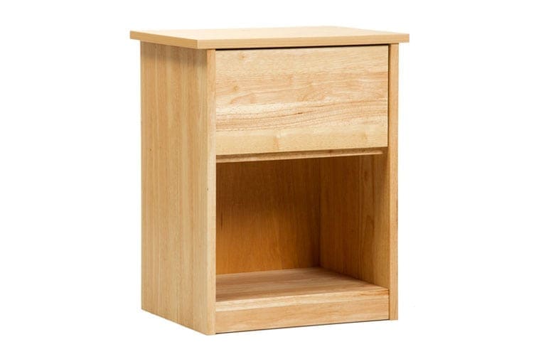 Solid Wood Single Drawer Nightstand