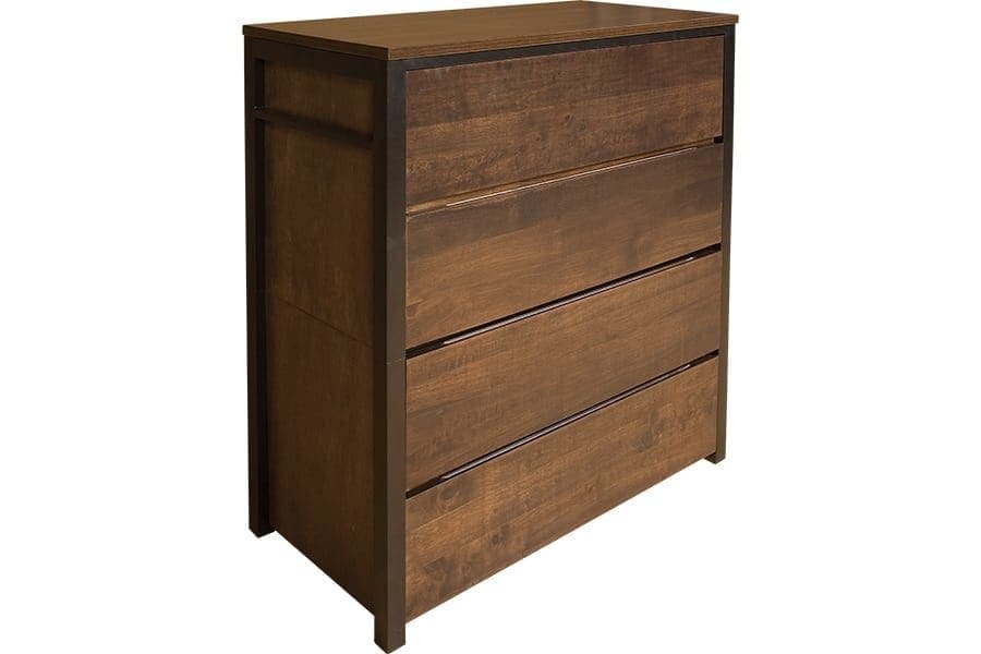 Espresso 4 Drawer Unstackable Chest