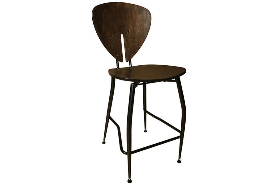 Teardrop Bar Stool in Espresso finish