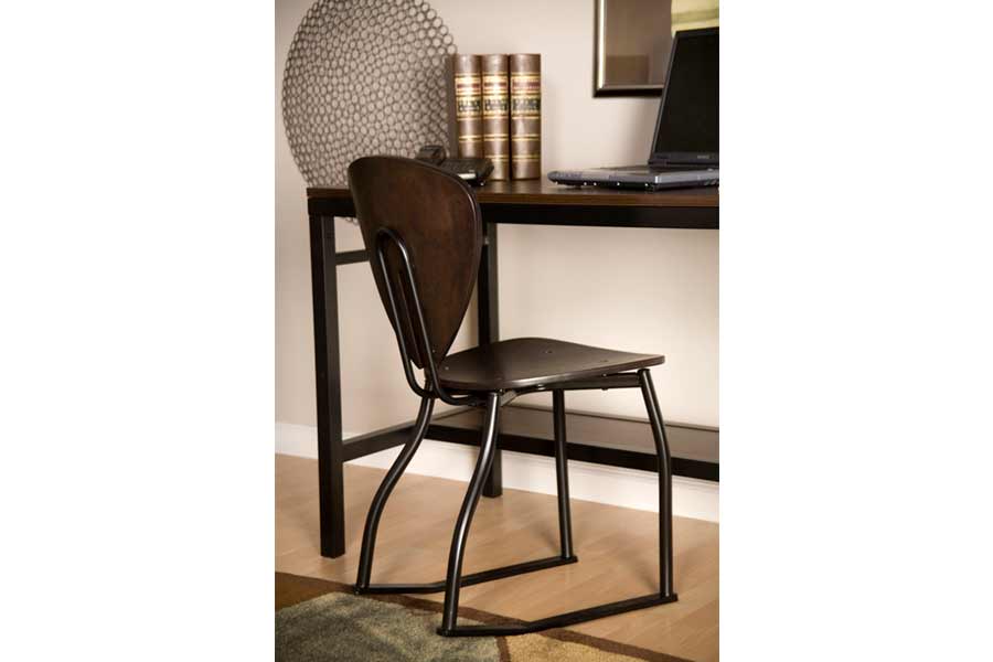 Espresso Teardrop 2 Position Chair