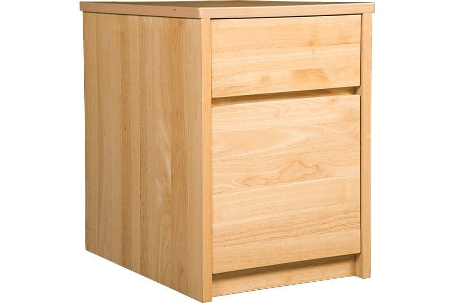 Graduate 2-Drawer Mobile Pedestal in Natural