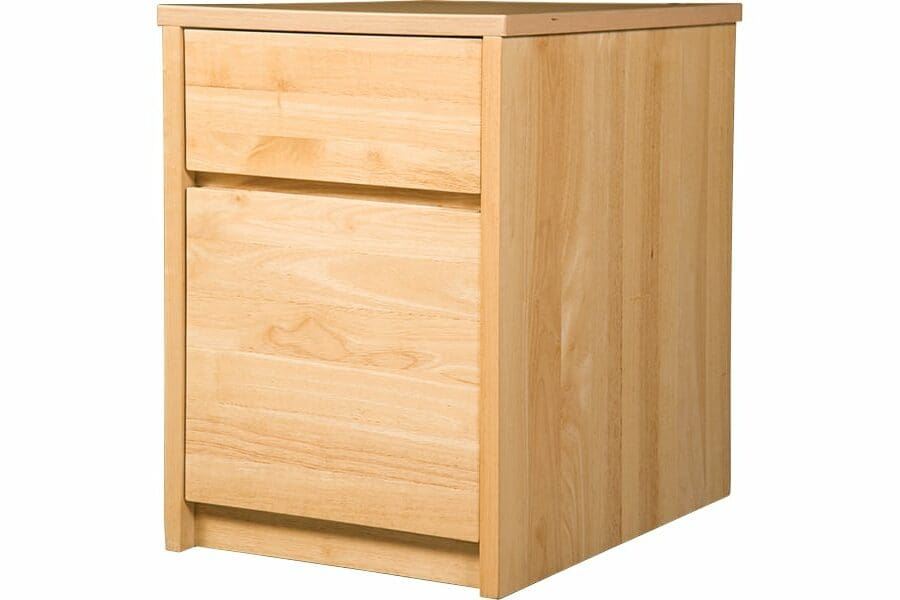 Graduate 2-Drawer Mobile Pedestal in Natural