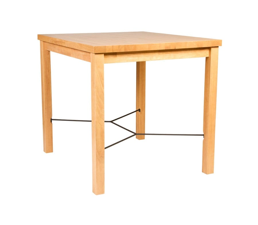 Butcher Block Square Dining Table University Loft Company
