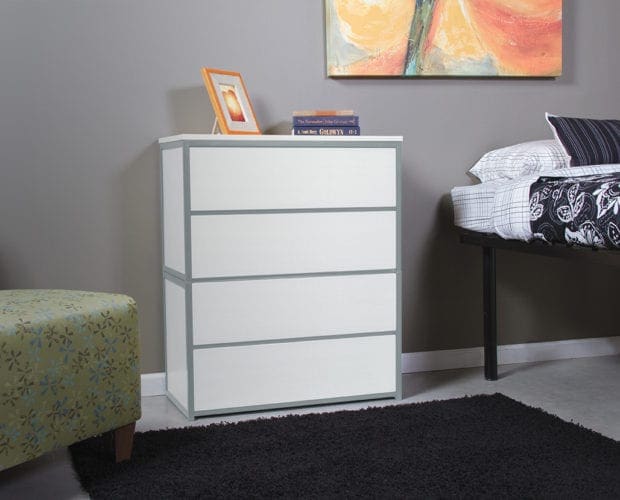 Uptown Frosty White with Kessler Silver Trim