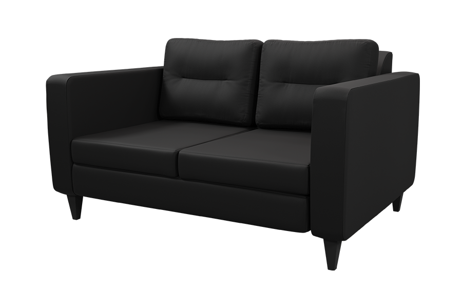 Baxter Loveseat in Dillon Black