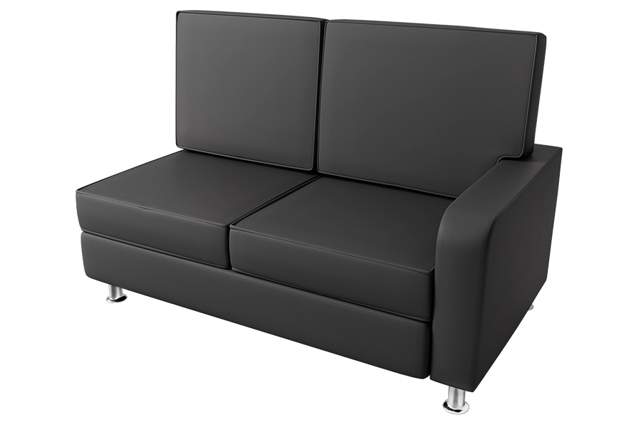 Southview Loveseat Right Facing in Dillon Black