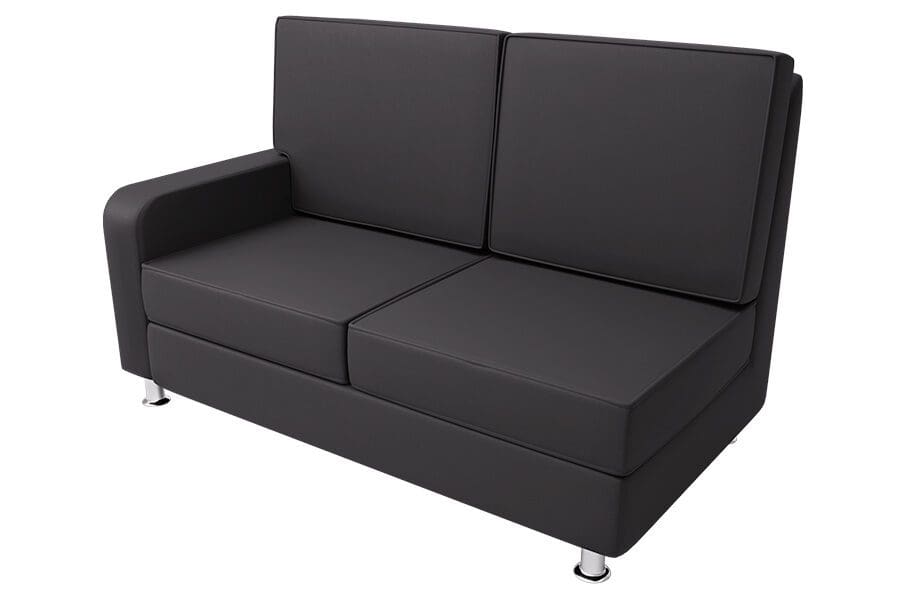 Southview Loveseat Left Facing in Dillon Black