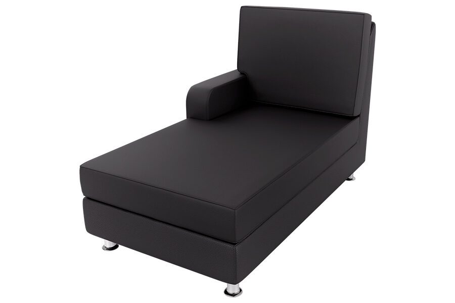 Southview Chaise Left Facing in Dillon Black