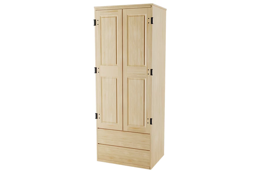 30" wide wardrobe in Natural