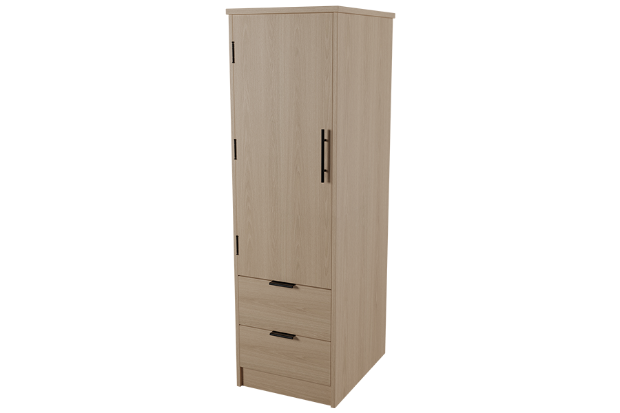 Calla Wardrobe 18 X 60 in New Age Oak