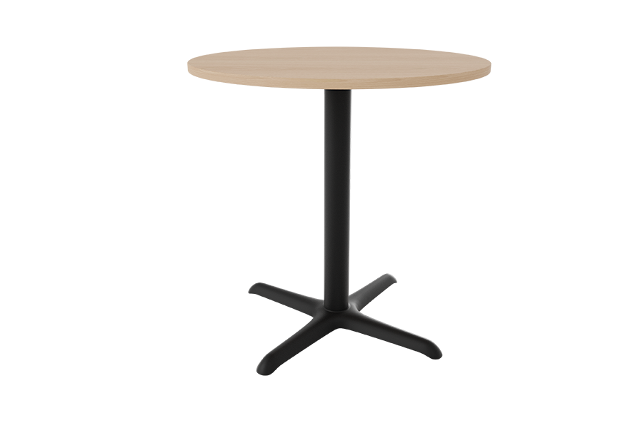 36" Round Pedestal Counter Height Table in New Age Oak