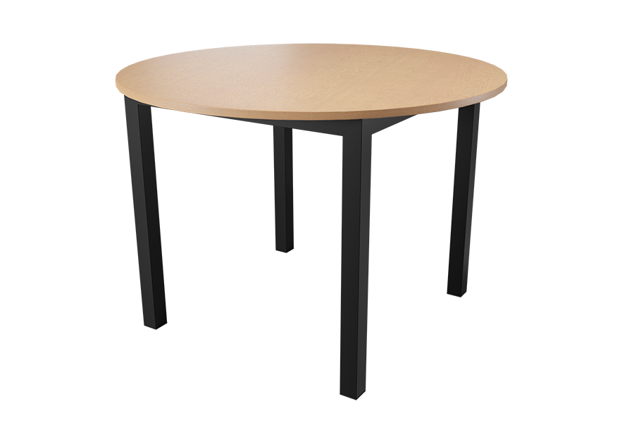 Parsons Table Round 44" Diameter and 30" high with Natural Top